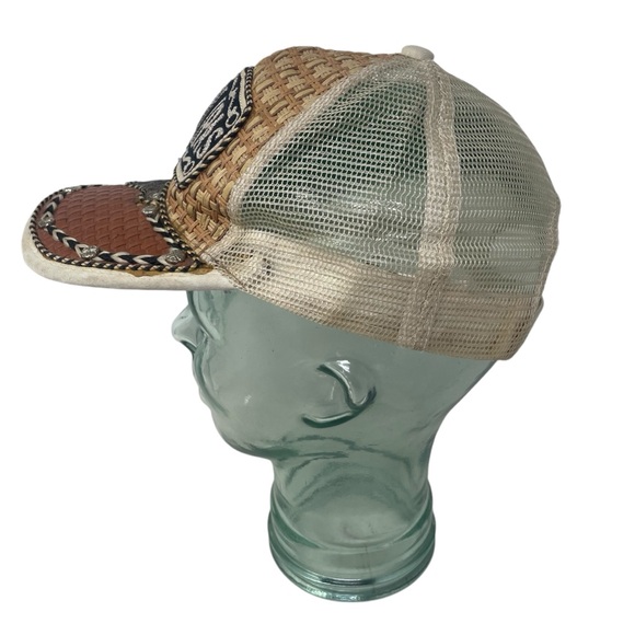 Tamaulipas Men’s/ Unisex Adjustable Embellished Embroidered  Mesh Snap Back Hat - Picture 6 of 9